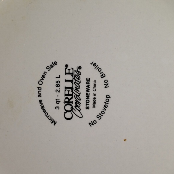 Corelle Chutney Fruit Pattern, Set of 2 Heavy Nesting Mixing Bowls 2 & 3 quart - Picture 6 of 7